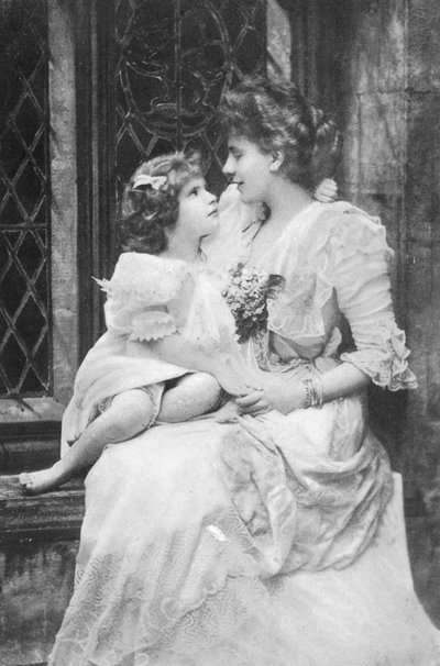 Alice Keppel with Her Daughter Violet Trefusius, 1905 by English Photographer